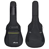 Faswin 41 Zoll Gig Bag für Kassikgitarre, Gitarrentasche, Gitarrenhülle, schwarz, reißfest und...