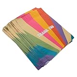 Parliky 100 Stück Versandtaschen mit Selbstklebung Wasserdichtes Reißfestes Regenbogen mailing...