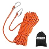 NewDoar 18KN Statisches Kletterseil 10 mm (3/8 Zoll) Zubehörkabel Ausrüstung 33 Fuß (10 m), 66...