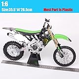 Maßstab 1/6 Für Kawasaki KX450F Motocross Model Race Dirt Bike Diecasts & Spielzeugfahrzeuge...