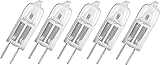Osram 5er Pack Halostar Starlite 64425 S 20 Watt 12 Volt G4 warmweiß 2800 Kelvin |...