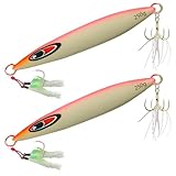 Tief Sinkende Meeresfischköder, WASAGA 80g/100g/120g/150g/200g/250g/300g Hartmetall Meer Spinner...