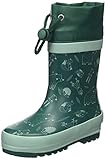 Playshoes Jungen Unisex Kinder Gummistiefel Zugband Regenstiefel, Waldtiere, 23 EU