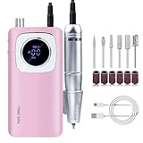 Wayfadacc Elektrische Bohrmaschine Set 45000RPM Low Noise Drill Machine with Drill Bits and LCD...