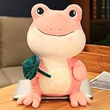 QhBdjx Frosch Lotusblatt Plüschtier Karikatur Tier Puppe Plüsch Kissen Dekoration Kinder Geschenk...