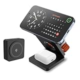 Kitbox Induktionsladegeräte 3 in 1 Charging Station Apple Reiseladegerät Kabelloses...