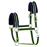 Start Pferdehalfter verstellbar gepolstert – Robustes Nylon Stall- & Weidehalfter mit Polsterung...