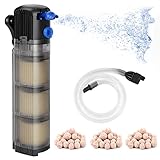 Forever Speed Aquarium Innenfilter 3-in-1 Einstellbarer Durchfluss Aquarium Filter 1500L/h...