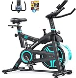 [2025 Aktualisierte]Heimtrainer Fahrrad mit APP, 0-100% Magnetwiderstand Stationäres, 15KG...