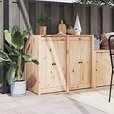 Juroupi Outdoor-Küchenschrank Outdoor Schrank Gartenschrank Terrassenschrank Outdoorschrank Balkon...