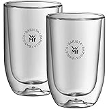 WMF Barista Gläser Set 2-teilig, zwei Latte Macchiato Gläser 280ml, Glas, Kaffeeglas,...