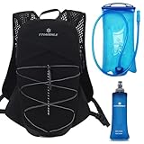 TTIAISHLE Laufweste Damen/Herren Ultraleichter Trinkrucksack mit trinkblase und weiche Flasche,...