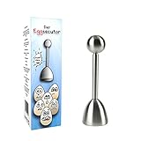 Der Eggsecutor ★ Eierköpfer aus hochwertigem Edelstahl I zeitsparender Eieröffner ★ Bonus:...