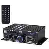 Persistence Ak380 800W 12V Power Amplifier Bluetooth Stereo Home Car Bass Audio Amp Music Player Car...
