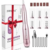 JODSONE Nagelfräser, Nagelfeile für Gelnägel 20000 U/min – 6 in 1 Elektrische Nagelfeile für...