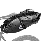 Jeebel Fahrradtasche Wasserdicht BackLoader Satteltasche - 10L Bikepacking Taschen Fahrradtasche...