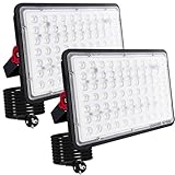 Indmird LED Strahler Außen 200W, 2 Stück 20000LM LED Aussenstrahler 6500K Kaltweiß LED...