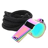 Manolyee Sport Trillerpfeifen Für Trainer | Rostfreier Edelstahl Pfeife Mit Band -...