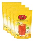 Cha Tra Mue Instant 3 in 1 Thai Tee Tea Eistee Mix Pulver, Zitronentee 20 x 20 g (4er Pack)