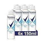 Rexona Women Anti Transpirant Spray Cotton Dry Deospray mit 48 Stunden Schutz gegen Körpergeruch...