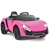 COSTWAY Elektroauto für Kinder, Kinderauto Elektrisch mit 2,4G-Fernsteuerung & Federung,...