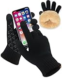 SUTIYO Winter Handschuhe Damen Thermohandschuhe Herren Touchscreen Verdickte Winterhandschuhe mit...