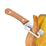 Schäler Mit Holzgriff – Integrierter Flaschenöffner, Tomatenschneider, Ergonomisches Werkzeug...