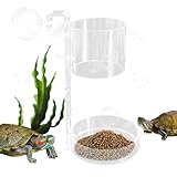 Futterspender für Aquarien mit schwimmendem und untertauchendem Design | Futtertablett für Fische...
