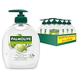 Palmolive Seife Naturals Olive & Milch 6x300ml - flüssige Handseife zur sanften Reinigung der...