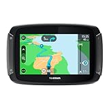 Tomtom Motorrad Navi Rider 500 (4,3 Zoll, kurvige und bergige Strecken speziell für Motorräder,...