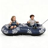Aufblasbare Schlitten 2 Personen für Kinder Erwachsene: JanTeelGO 167cm Snow Tube Reifen...