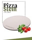 GrillGott - Pizzastein für Backofen & Gasgrill - Für Knusprigen Boden - Pizzastein 38cm...