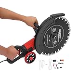 Levkitch Elektrisch Betonsäge 410mm schwarz Kreissäge,4100W Trennschneider Pflasterschneider...