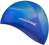 Aqua Speed Badekappe Herren | Silikon | Bademütze | Badehaube | blau Mehrfarbig +...