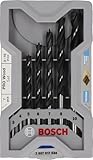 Bosch 7x PRO Wood Holzspiralbohrer-Set (für Weichholz, Hartholz, Ø 3,0, 4,0, 5,0, 6,0, 7,0, 8,0,...