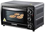 STEInBORG Mini Backofen 15 Liter Pizza-Ofen 3in1 Backofen Minibackofen Miniofen Krümelblech...