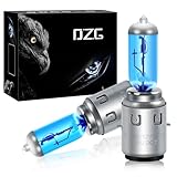 DZG - S2 / Ba20d Halogenlampen - 12V 35/35W Super Weiße Scheinwerferlampen 6000K Motorrad Hi/Lo...
