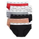 Hanes Originals Damen-Unterwäsche, Hipster-Panties, atmungsaktive Stretch-Baumwolle, Sortiert,...