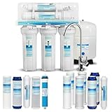 Geekpure 5 Stufen Umkehrosmose Trinkwasser Filter System-Plus 7 zusätzliche Filter kostenlos-75GPD