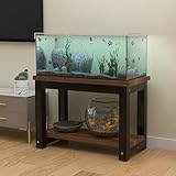 27,6 Zoll hoher Aquarienständer, 2-stufiger Aquariumständer mit Stauraum, umweltfreundliche...