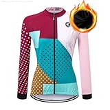 UGLY FROG Radtrikot Damen Langarm Herbst Winter Fleece Warm mit Taschen T-Shirt MTB Jersey...