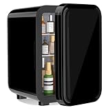 YASHE Mini-Kühlschrank, 6 Liter/8 Dosen, 220–240 V AC/DC, tragbarer thermoelektrischer Kühler,...