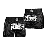 FLUORY Muay Thai-Kampf-Shorts, MMA-Shorts, Kleidung, Training, Käfigkampf, Grappling, Kampfsport,...