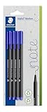 STAEDTLER triplus Fineliner 334, dreikant, superfeine, metallgefasste Spitze, ca. 0.3 mm, aus 97%...