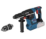 Bosch Professional 18V System Akku Bohrhammer GBH 18V-26 F (SDS Plus, ohne Akkus und Ladegerät, im...