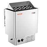 VEVOR Elektrischer Saunaofen, 8 kW, 400 V, 3N tragbare Saunaheizung für drinnen & draußen mit...