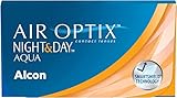 Air Optix Night & Day Aqua Monatslinsen weich | 6 Stück | BC 8.6 mm | DIA 13.8 mm | -03.00...