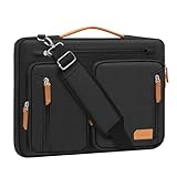 MOSISO 360 Schützende Laptop Umhängetasche,15-15,6 Zoll Computertaschen Kompatibel mit MacBook Pro...