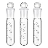 BDHYYM 3 Stück Planarienfalle, 3 Loch Glas Transparent Planaria Trap, Schneckenfalle für Fangen...