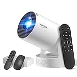 Mini Beamer Unterstützt 4K 1080P, Projektor Tragbarer mit WiFi 6 und Bluetooth 5.4, Beamer Klein...